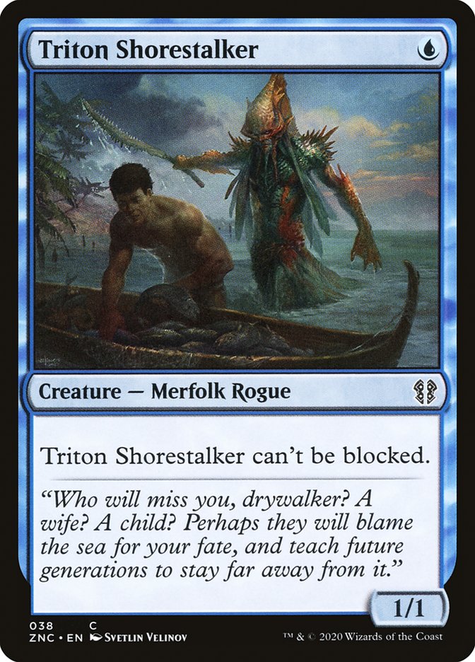 Triton Shorestalker [Zendikar Rising Commander] MTG Single Magic: The Gathering    | Red Claw Gaming