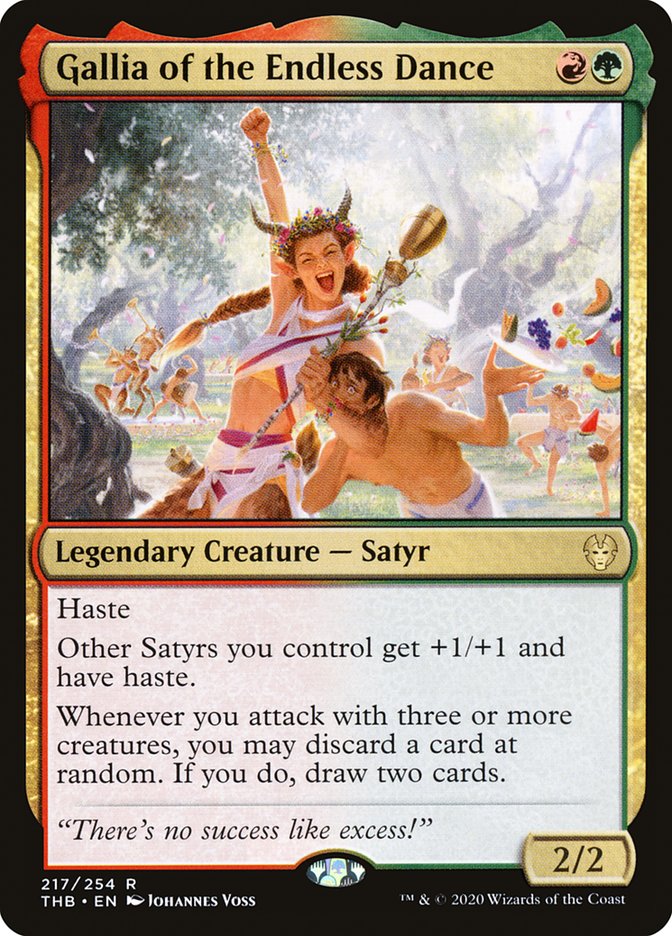 Gallia of the Endless Dance [Theros Beyond Death] MTG Single Magic: The Gathering    | Red Claw Gaming