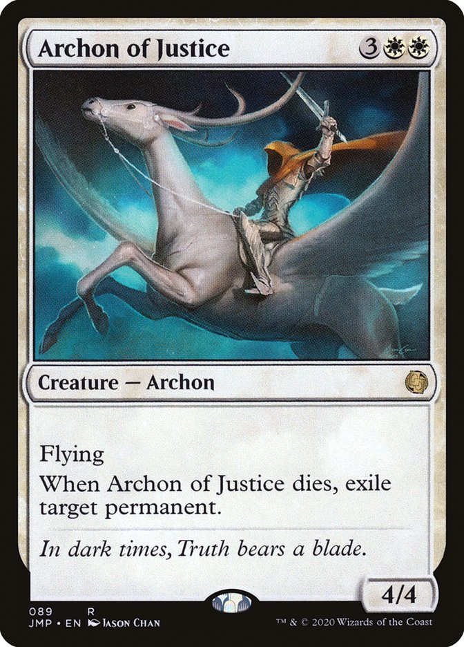 Archon of Justice [Jumpstart] MTG Single Magic: The Gathering    | Red Claw Gaming