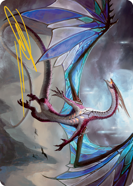 Moonveil Regent Art Card (Gold-Stamped Signature) [Innistrad: Midnight Hunt Art Series] MTG Single Magic: The Gathering    | Red Claw Gaming