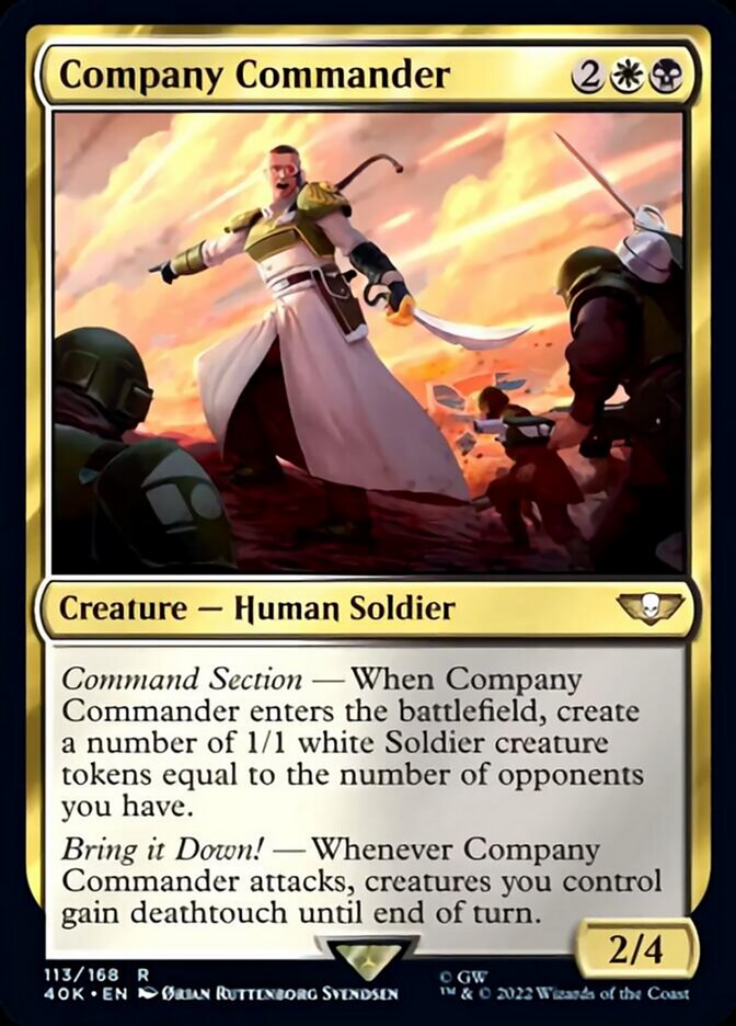 Company Commander [Warhammer 40,000] MTG Single Magic: The Gathering    | Red Claw Gaming