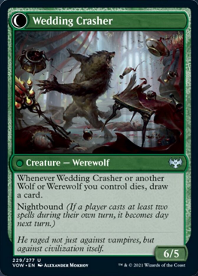 Wolfkin Outcast // Wedding Crasher [Innistrad: Crimson Vow] MTG Single Magic: The Gathering    | Red Claw Gaming