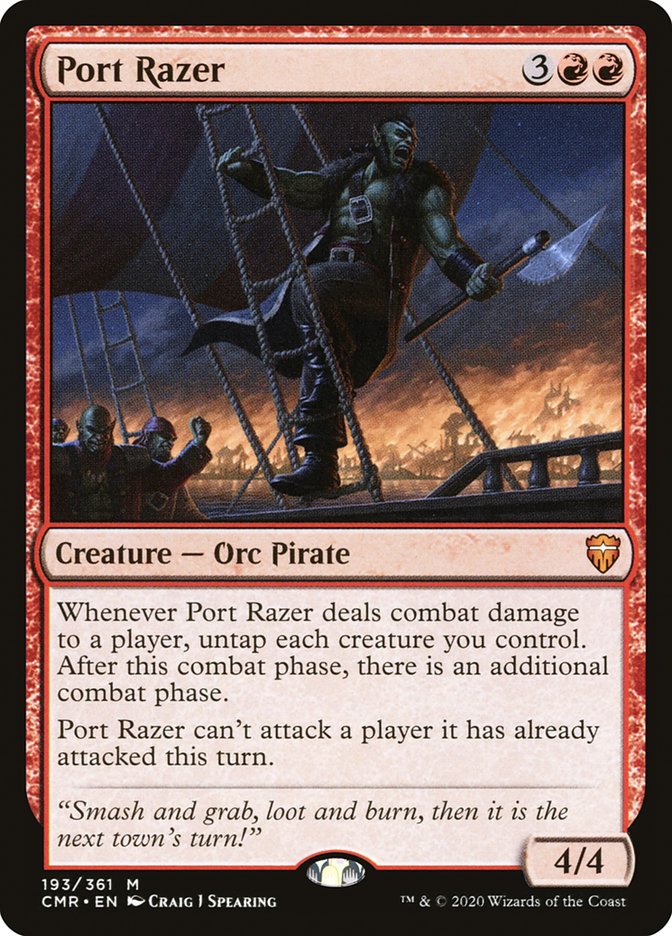 Port Razer [Commander Legends] MTG Single Magic: The Gathering    | Red Claw Gaming