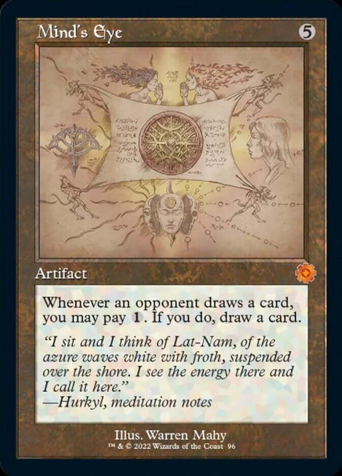 Mind's Eye (Retro Schematic) [The Brothers' War Retro Artifacts] MTG Single Magic: The Gathering    | Red Claw Gaming