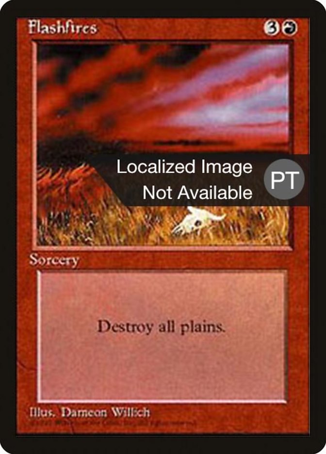 Flashfires [Fourth Edition (Foreign Black Border)] MTG Single Magic: The Gathering    | Red Claw Gaming