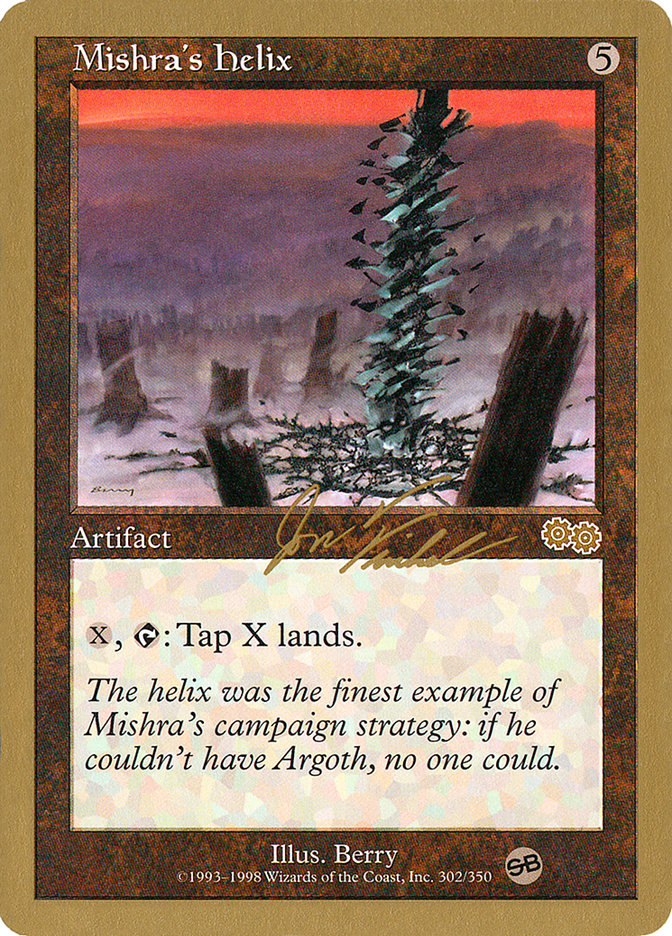 Mishra's Helix (Jon Finkel) (SB) [World Championship Decks 2000] MTG Single Magic: The Gathering    | Red Claw Gaming
