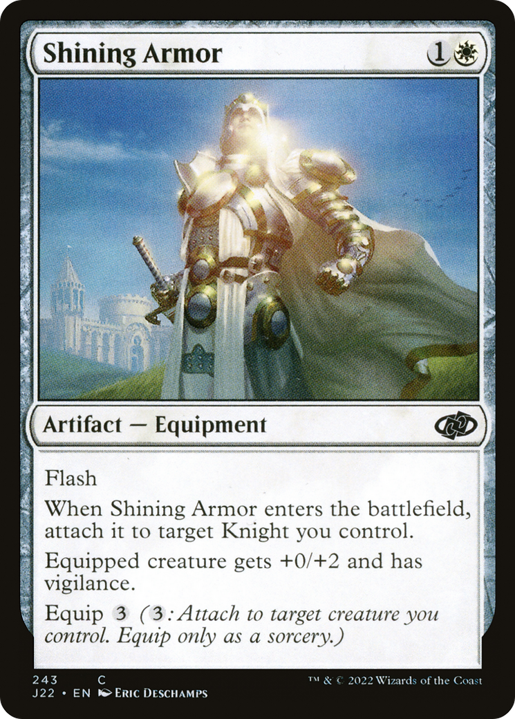 Shining Armor [Jumpstart 2022] MTG Single Magic: The Gathering    | Red Claw Gaming