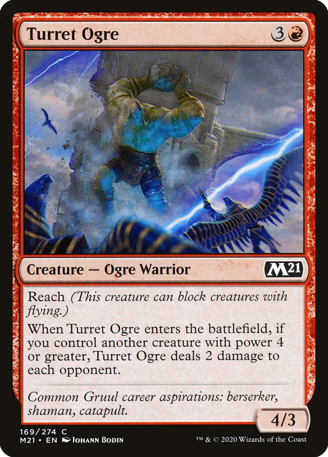 Turret Ogre [Core Set 2021] MTG Single Magic: The Gathering    | Red Claw Gaming