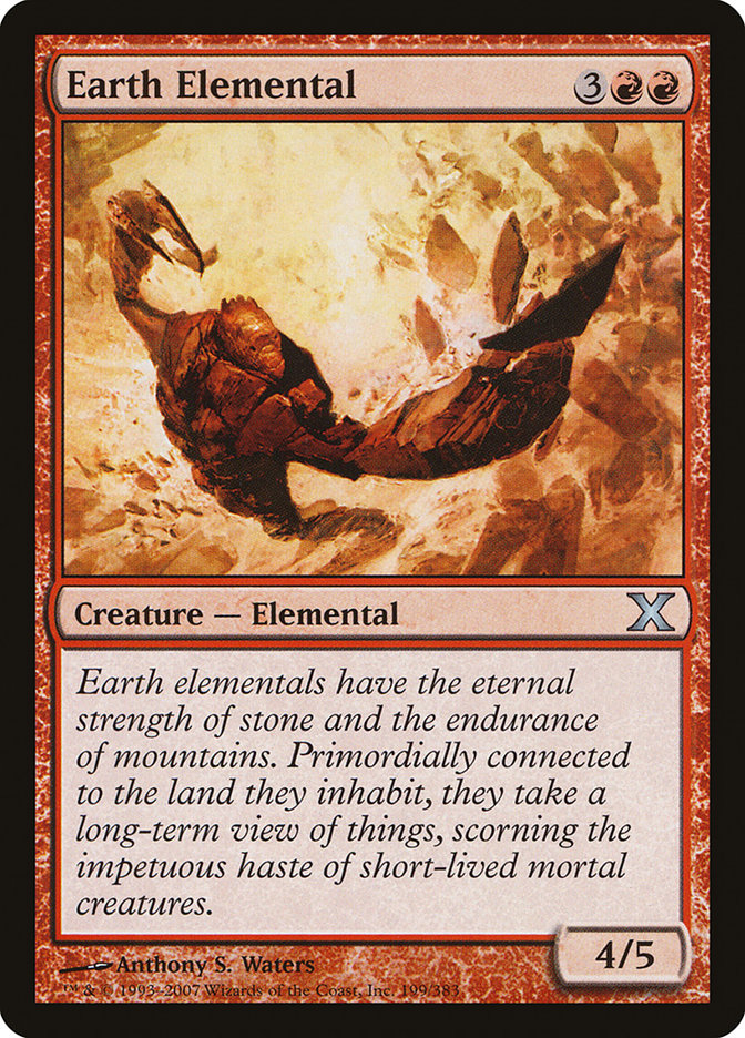 Earth Elemental [Tenth Edition] MTG Single Magic: The Gathering    | Red Claw Gaming