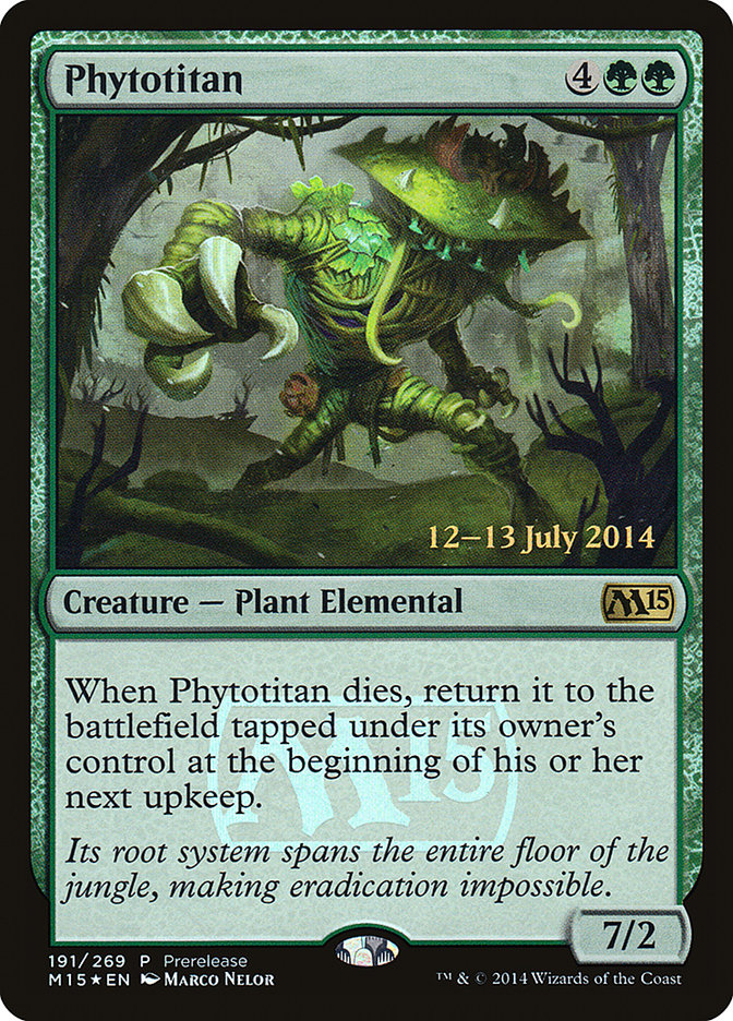 Phytotitan [Magic 2015 Prerelease Promos] MTG Single Magic: The Gathering    | Red Claw Gaming