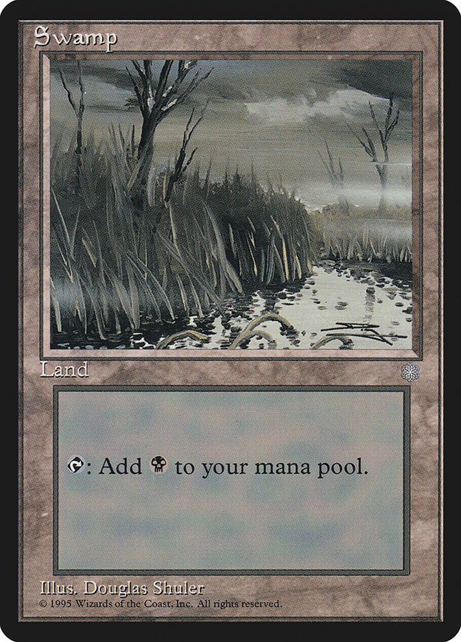 Swamp (Tall Grass / No Moss on Trees) [Ice Age] MTG Single Magic: The Gathering    | Red Claw Gaming