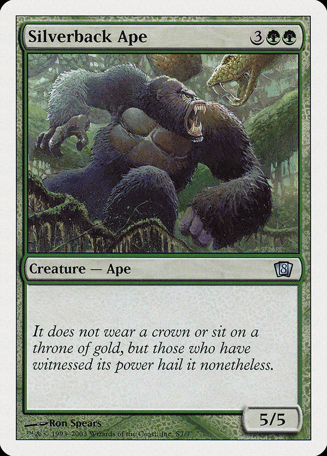 Silverback Ape [Eighth Edition] MTG Single Magic: The Gathering    | Red Claw Gaming