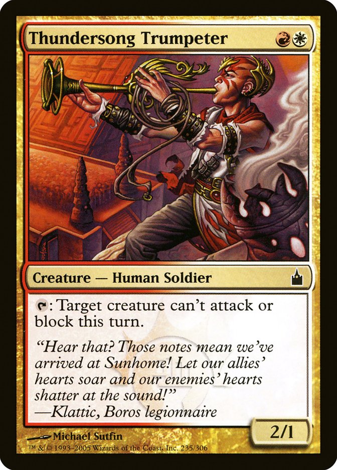 Thundersong Trumpeter [Ravnica: City of Guilds] MTG Single Magic: The Gathering    | Red Claw Gaming