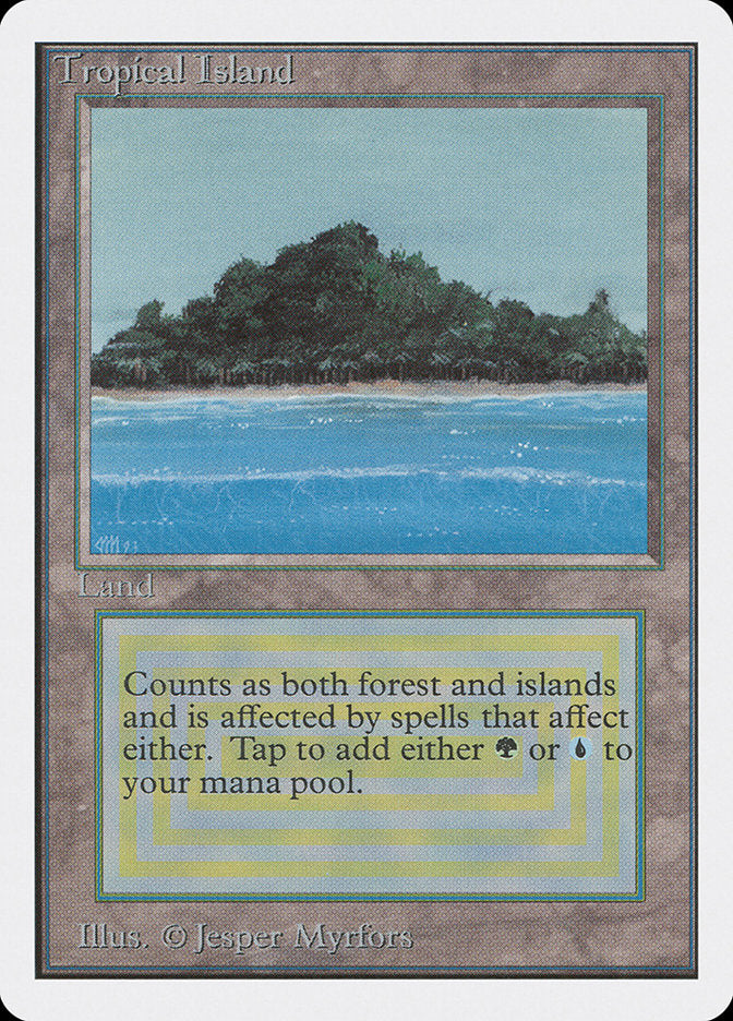 Tropical Island [Unlimited Edition] MTG Single Magic: The Gathering    | Red Claw Gaming