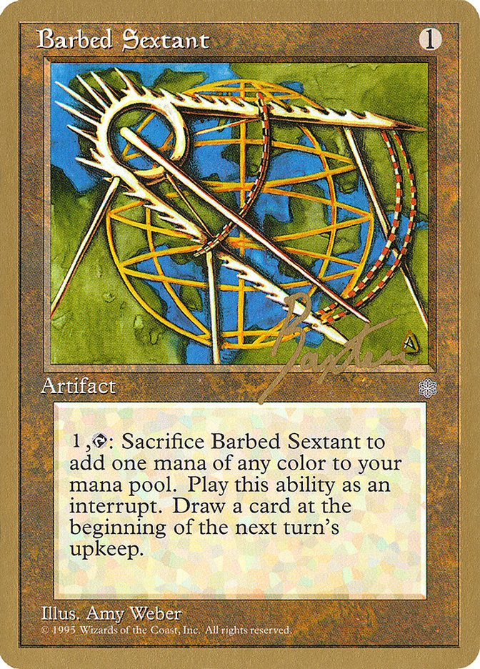 Barbed Sextant (George Baxter) [Pro Tour Collector Set] MTG Single Magic: The Gathering    | Red Claw Gaming