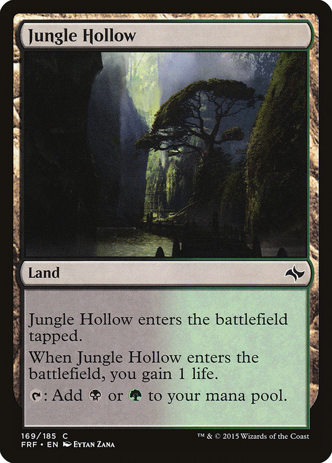 Jungle Hollow [Fate Reforged] MTG Single Magic: The Gathering    | Red Claw Gaming