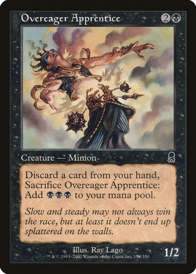 Overeager Apprentice [Odyssey] MTG Single Magic: The Gathering    | Red Claw Gaming