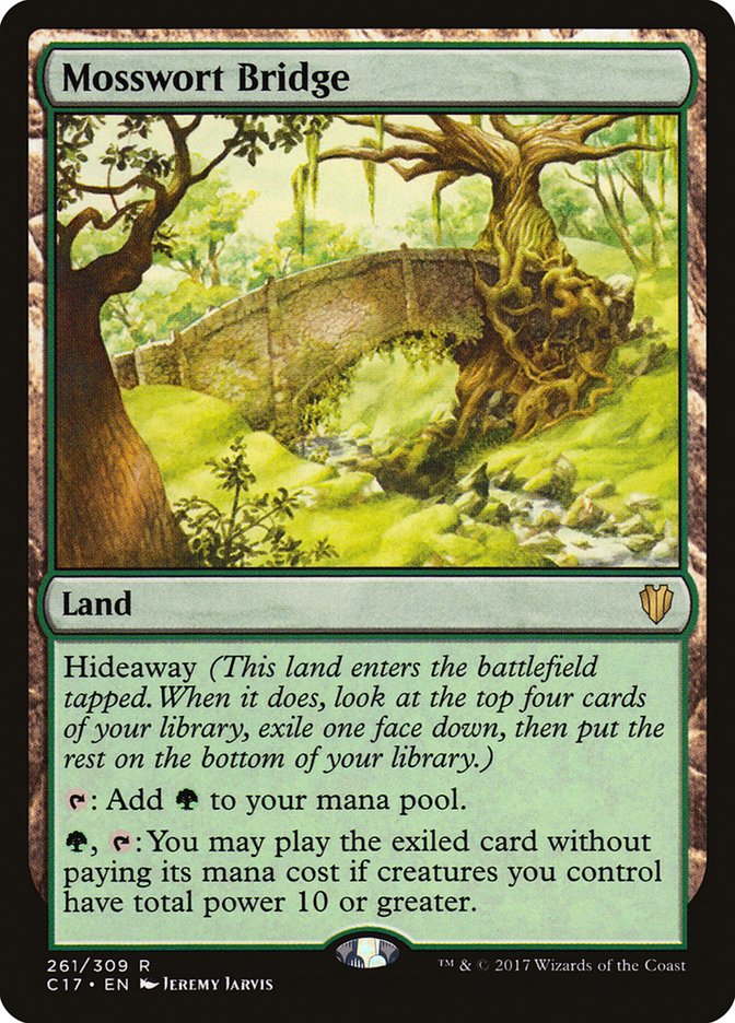 Mosswort Bridge [Commander 2017] MTG Single Magic: The Gathering    | Red Claw Gaming
