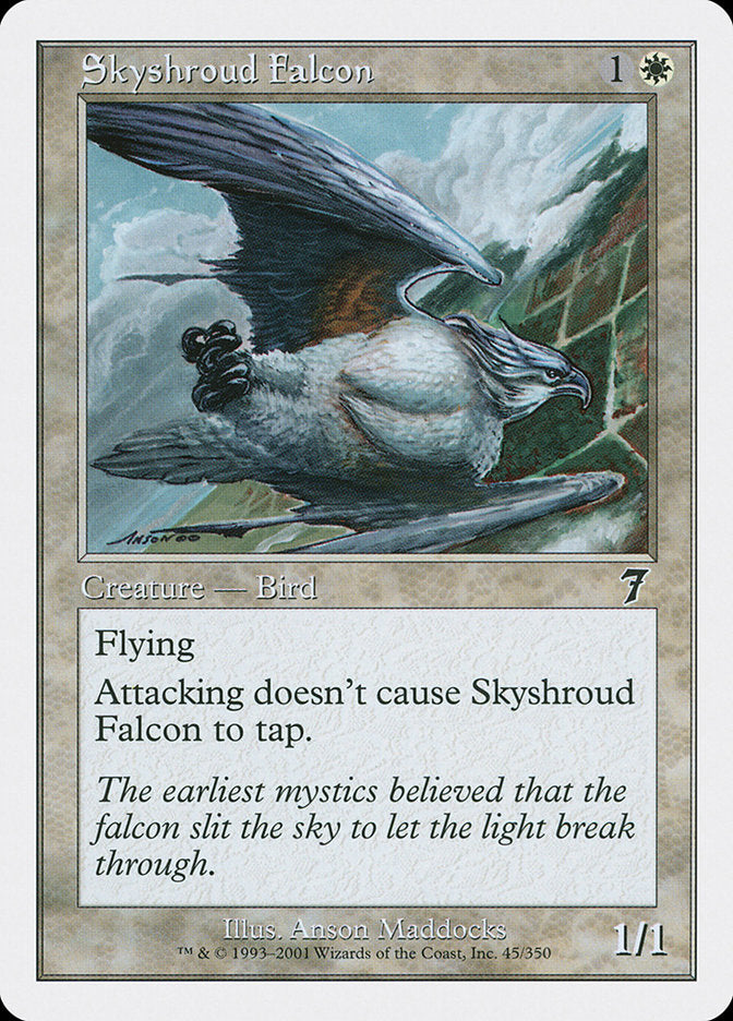 Skyshroud Falcon [Seventh Edition] MTG Single Magic: The Gathering    | Red Claw Gaming