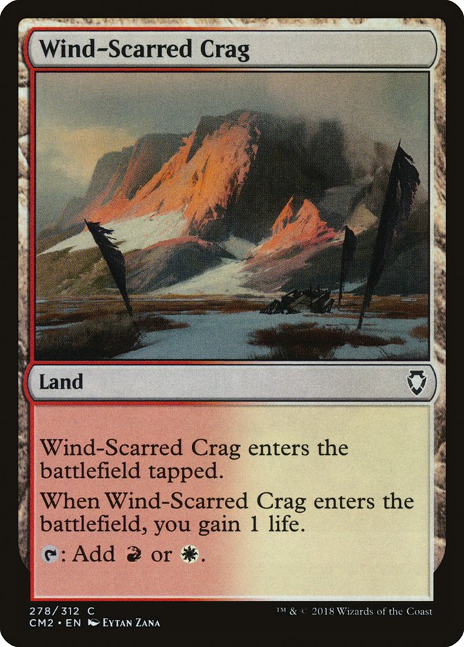 Wind-Scarred Crag [Commander Anthology Volume II] MTG Single Magic: The Gathering    | Red Claw Gaming