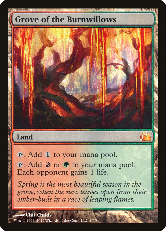 Grove of the Burnwillows [From the Vault: Realms] MTG Single Magic: The Gathering    | Red Claw Gaming