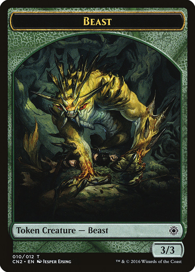Beast Token [Conspiracy: Take the Crown Tokens] MTG Single Magic: The Gathering    | Red Claw Gaming