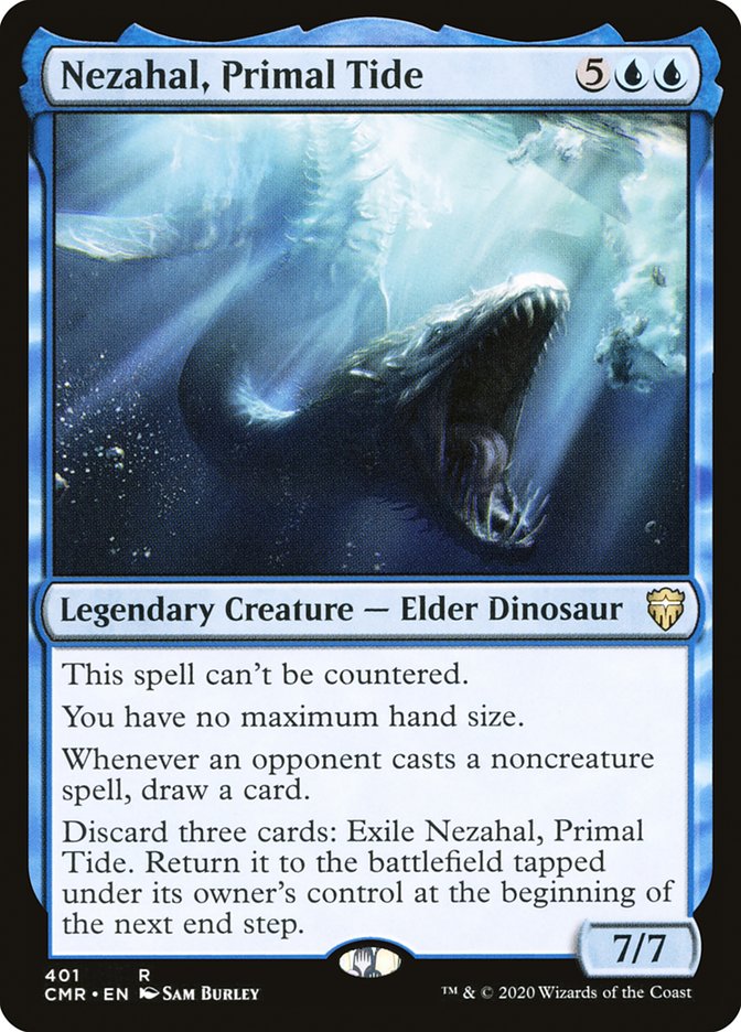 Nezahal, Primal Tide [Commander Legends] MTG Single Magic: The Gathering    | Red Claw Gaming