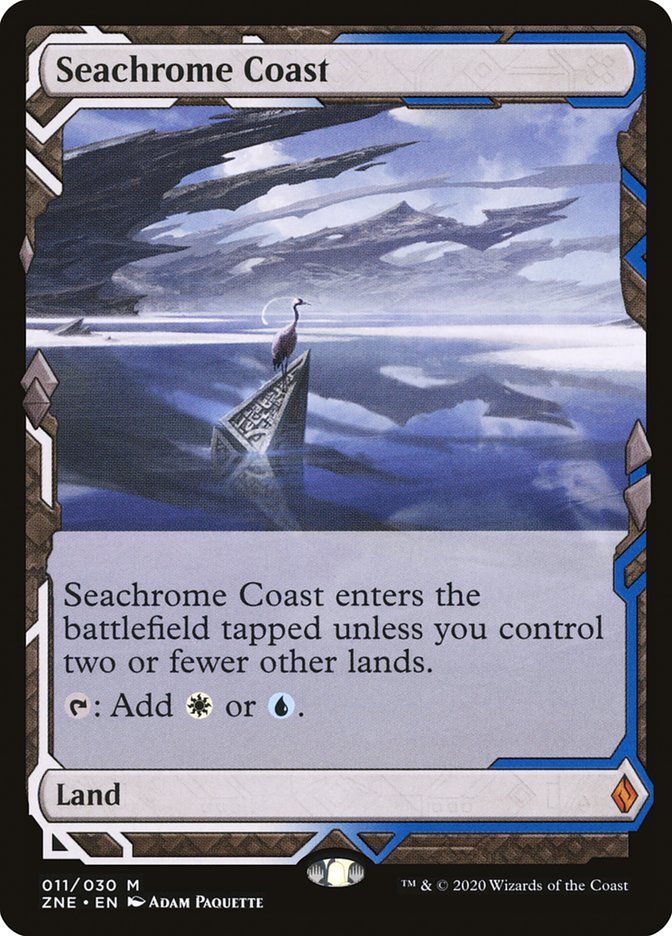 Seachrome Coast (Expeditions) [Zendikar Rising Expeditions] MTG Single Magic: The Gathering    | Red Claw Gaming