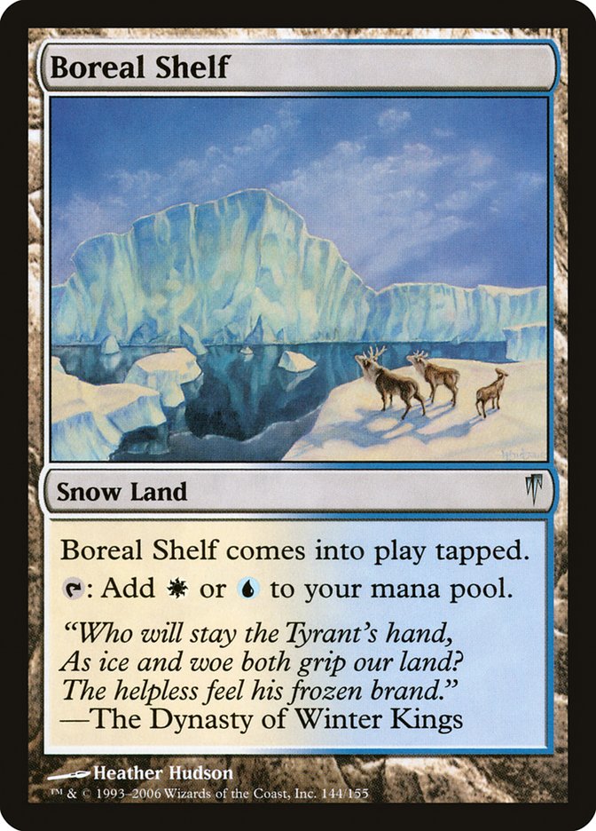 Boreal Shelf [Coldsnap] MTG Single Magic: The Gathering    | Red Claw Gaming