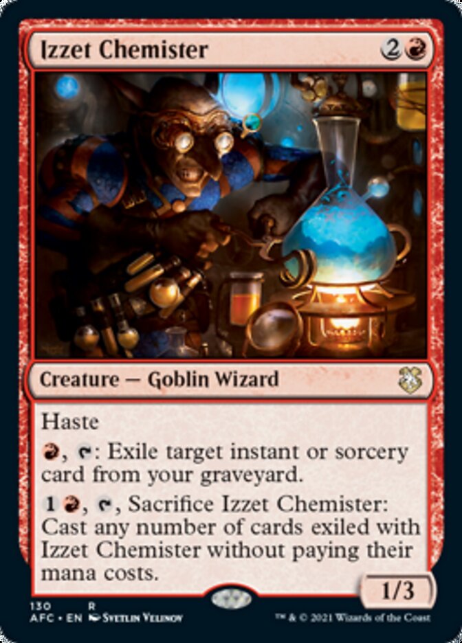 Izzet Chemister [Dungeons & Dragons: Adventures in the Forgotten Realms Commander] MTG Single Magic: The Gathering    | Red Claw Gaming
