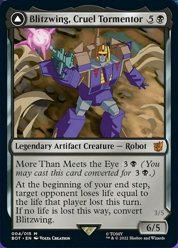 Blitzwing, Cruel Tormentor // Blitzwing, Adaptive Assailant [Transformers] MTG Single Magic: The Gathering    | Red Claw Gaming