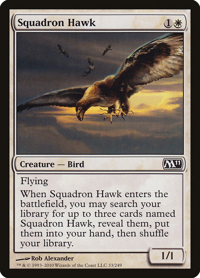 Squadron Hawk [Magic 2011] MTG Single Magic: The Gathering    | Red Claw Gaming