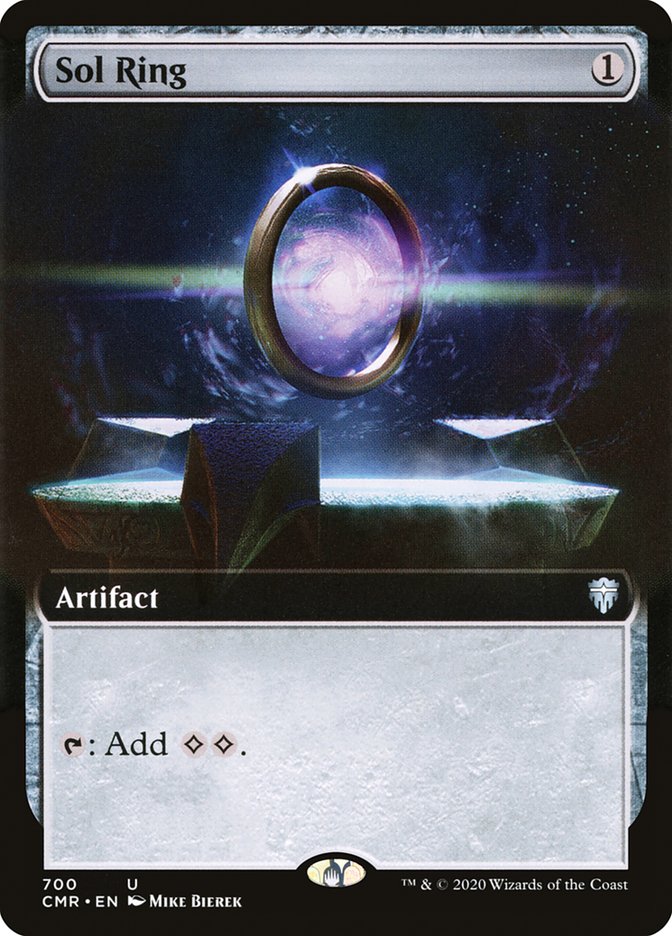 Sol Ring (Extended Art) [Commander Legends] MTG Single Magic: The Gathering    | Red Claw Gaming