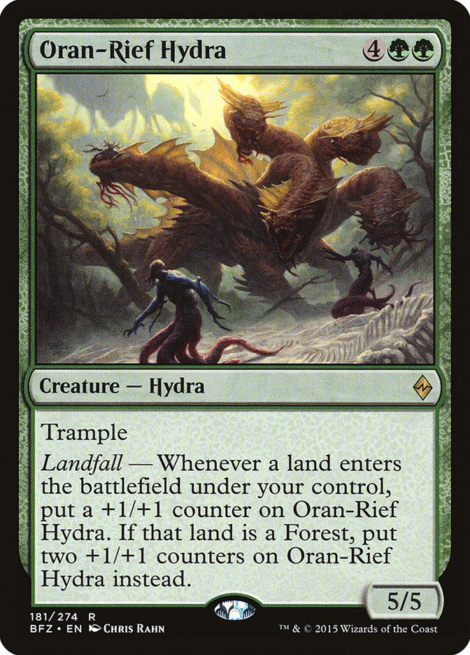 Oran-Rief Hydra [Battle for Zendikar] MTG Single Magic: The Gathering    | Red Claw Gaming