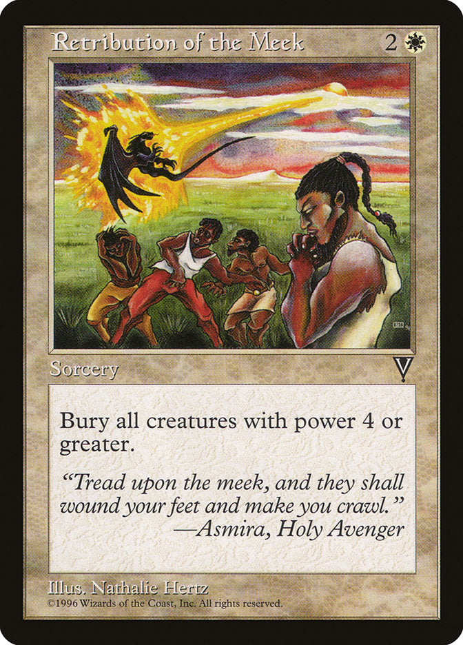 Retribution of the Meek [Visions] MTG Single Magic: The Gathering    | Red Claw Gaming