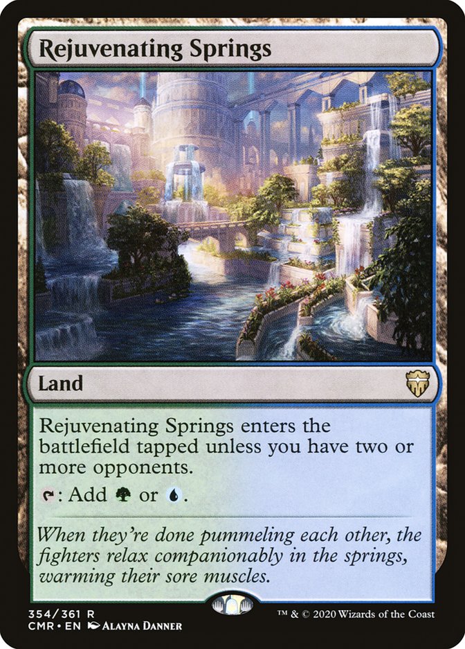 Rejuvenating Springs [Commander Legends] MTG Single Magic: The Gathering    | Red Claw Gaming