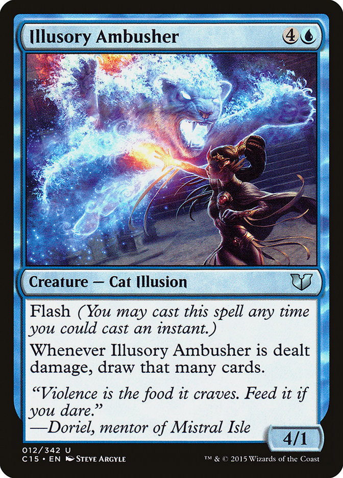Illusory Ambusher [Commander 2015] MTG Single Magic: The Gathering    | Red Claw Gaming