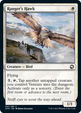 Ranger's Hawk [Dungeons & Dragons: Adventures in the Forgotten Realms] MTG Single Magic: The Gathering    | Red Claw Gaming