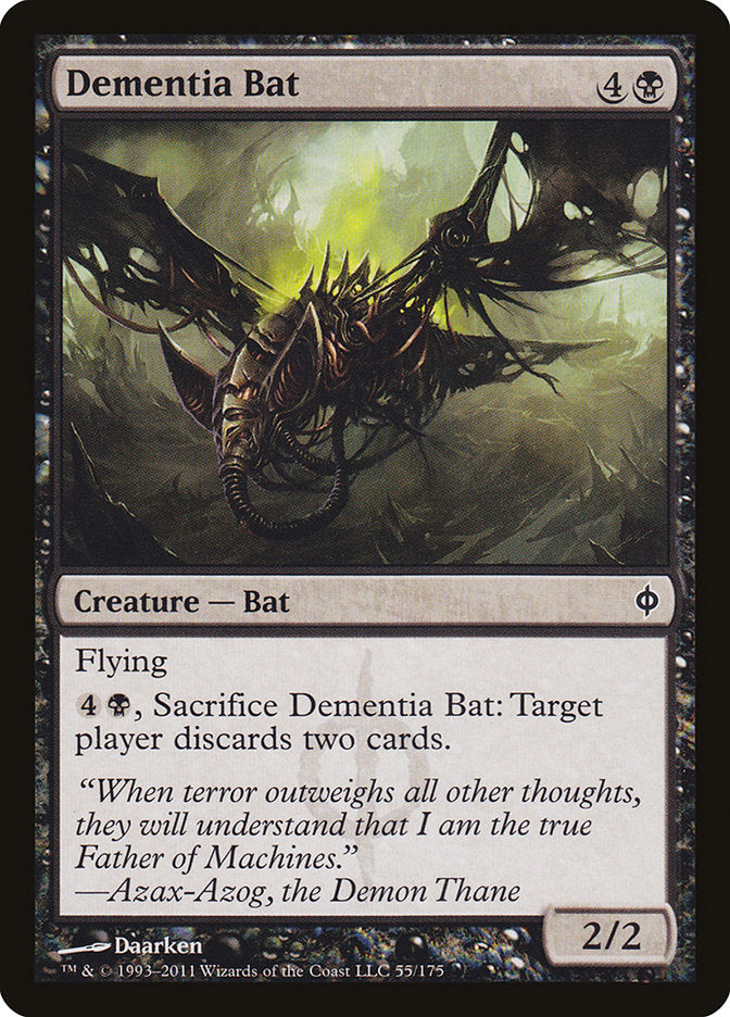 Dementia Bat [New Phyrexia] MTG Single Magic: The Gathering    | Red Claw Gaming
