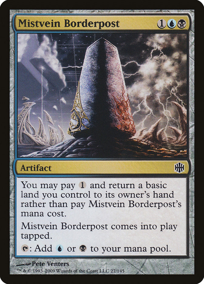 Mistvein Borderpost [Alara Reborn] MTG Single Magic: The Gathering    | Red Claw Gaming