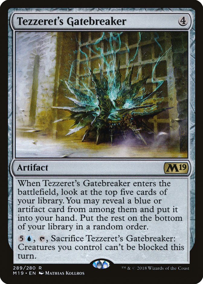 Tezzeret's Gatebreaker [Core Set 2019] MTG Single Magic: The Gathering    | Red Claw Gaming