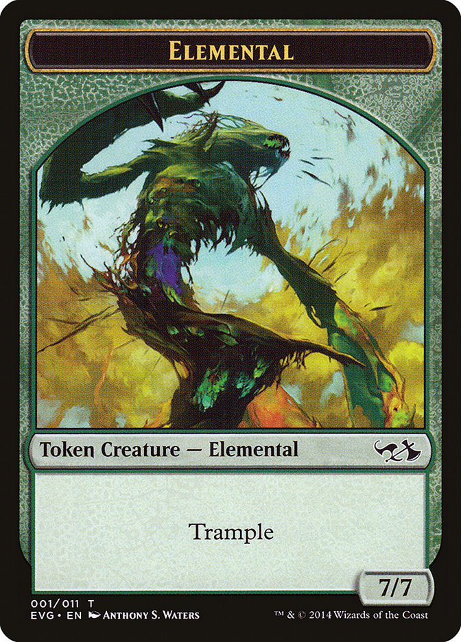 Elemental Token (Elves vs. Goblins) [Duel Decks Anthology Tokens] MTG Single Magic: The Gathering    | Red Claw Gaming
