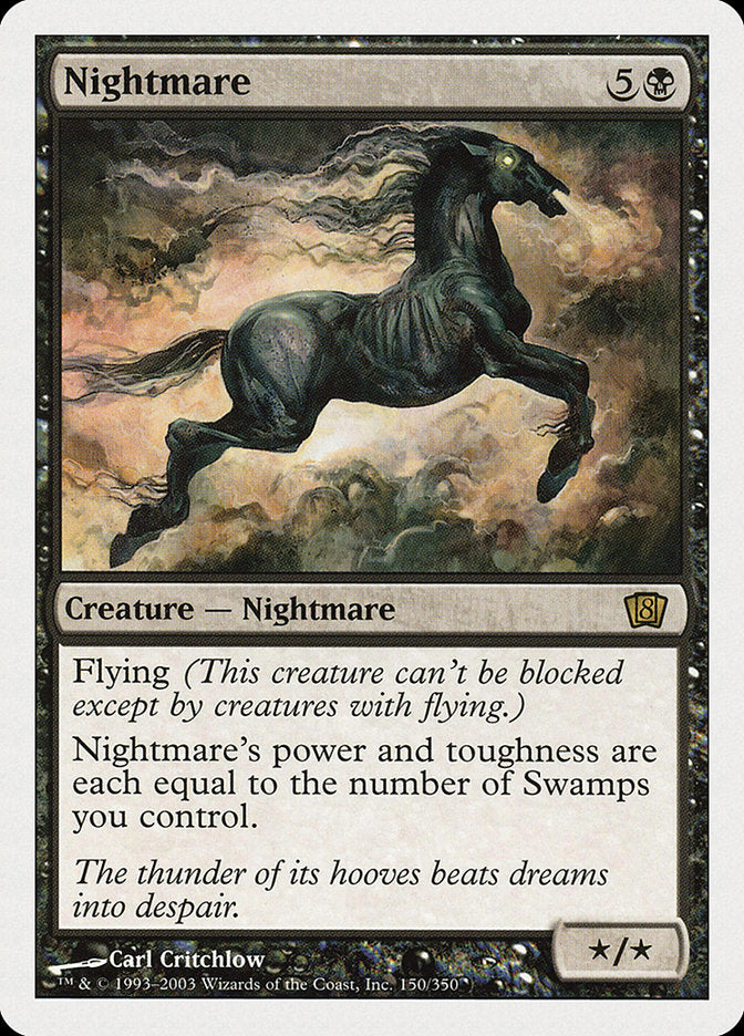 Nightmare [Eighth Edition] MTG Single Magic: The Gathering    | Red Claw Gaming