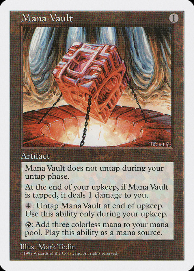 Mana Vault [Fifth Edition] MTG Single Magic: The Gathering    | Red Claw Gaming