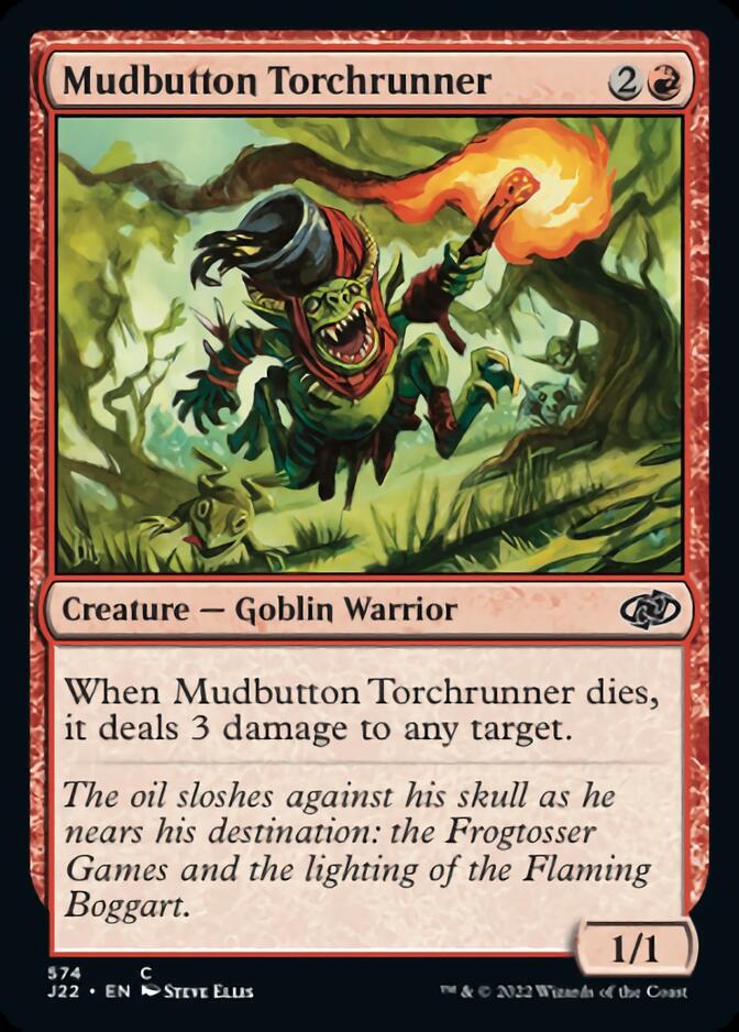 Mudbutton Torchrunner [Jumpstart 2022] MTG Single Magic: The Gathering    | Red Claw Gaming
