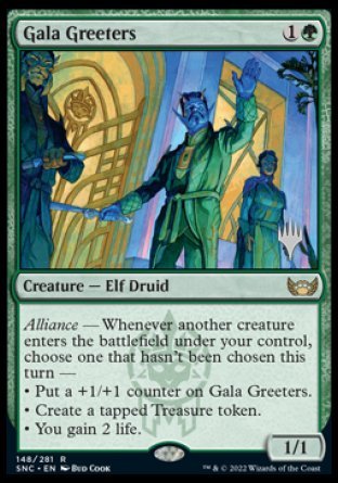 Gala Greeters (Promo Pack) [Streets of New Capenna Promos] MTG Single Magic: The Gathering    | Red Claw Gaming