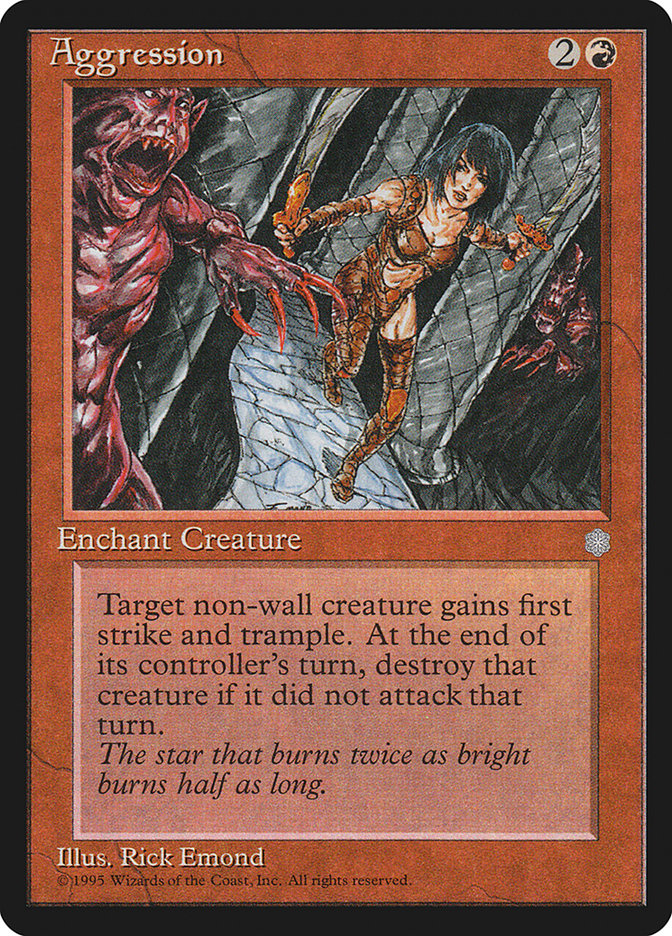 Aggression [Ice Age] MTG Single Magic: The Gathering    | Red Claw Gaming