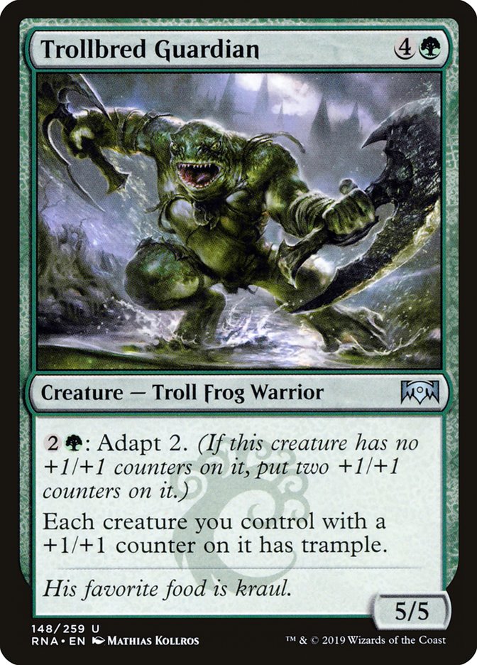 Trollbred Guardian [Ravnica Allegiance] MTG Single Magic: The Gathering    | Red Claw Gaming