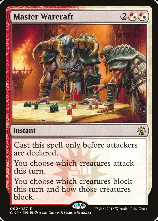 Master Warcraft [Guilds of Ravnica Guild Kit] MTG Single Magic: The Gathering    | Red Claw Gaming