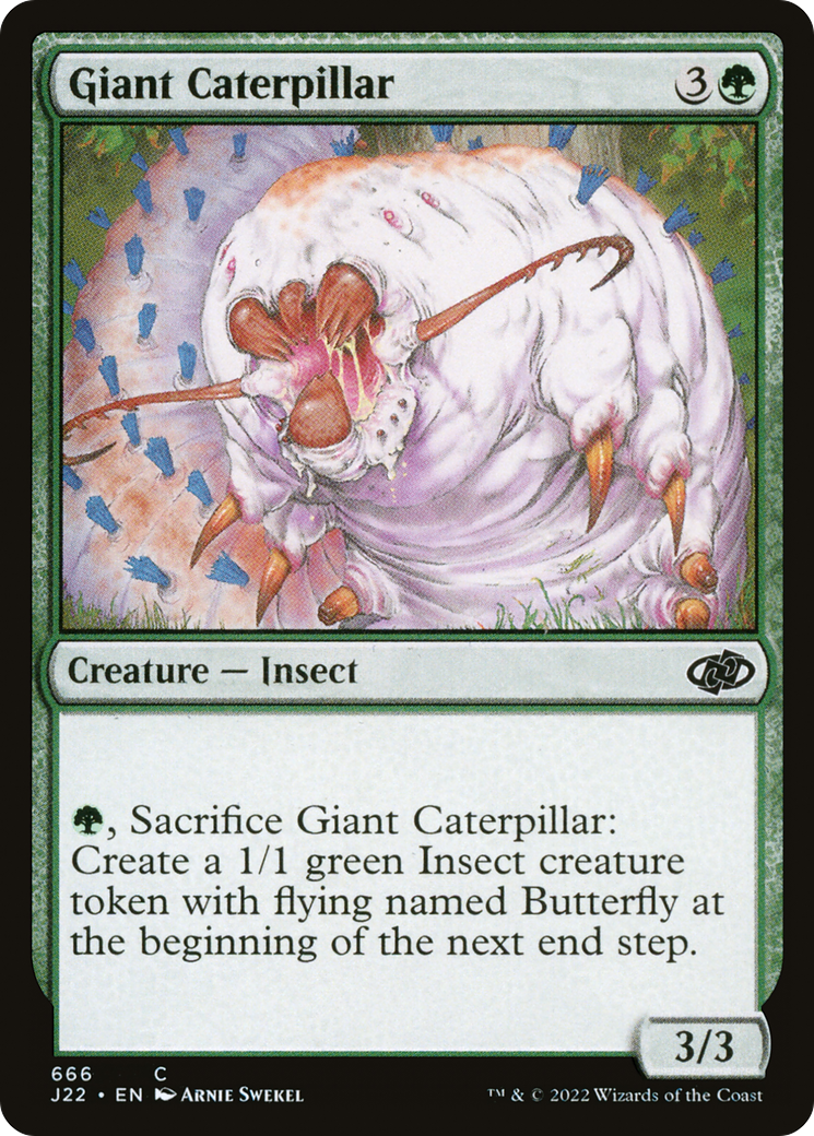 Giant Caterpillar [Jumpstart 2022] MTG Single Magic: The Gathering    | Red Claw Gaming